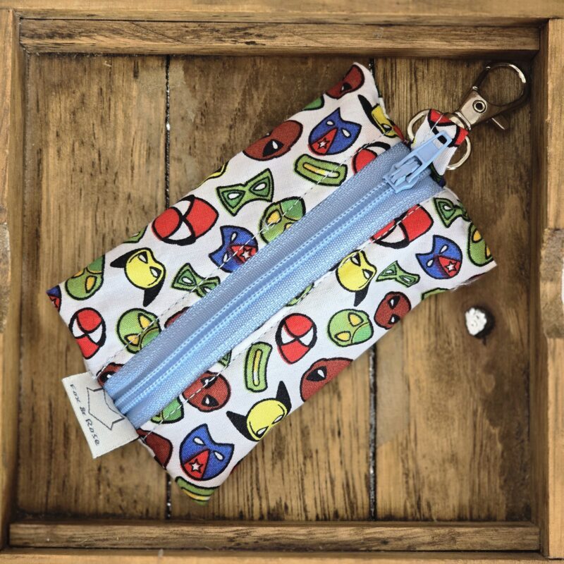 Θηκάκι, Super heroes, blue zip